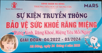 Sự kiện truyển thông "Bảo vệ sức khoẻ răng miệng " năm 2023