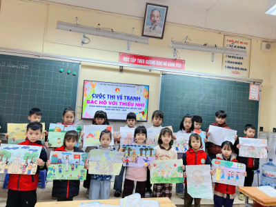 PHÁT ĐỘNG CUỘC THI VẼ TRANH CHỦ ĐỀ “BÁC HỒ VỚI THIẾU NHI”