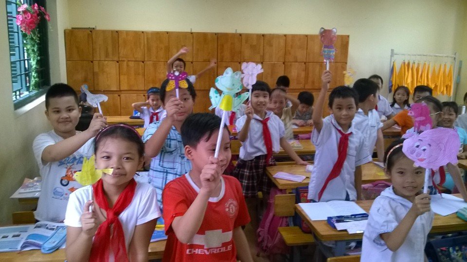 Giờ học Mĩ thuật theo phương pháp mới